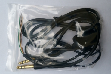 General Aviation Headset Kabel longlife PJ-55 und PJ-68 14 K vergoldet made in Germany
