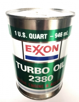 EXXON TURBO OIL 2380 1 U.S. Quart- 946 ml turbine engine and accessory